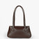 Dark Brown Luxe Handle Shoulder Bag