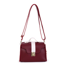 Maroon Classic Cross Body Bag