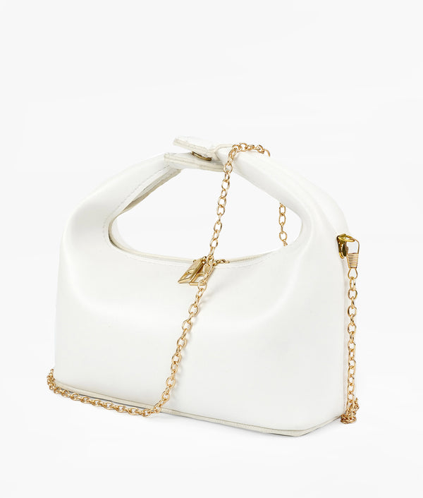 WHITE ALORA SHOULDER BAG