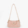 Pink Aura Suede Shoulder Bag