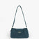 Blue Aura Suede Shoulder Bag