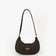 DARK BROWN AVA CHECK SHOULDER BAG