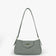 Gray Aura Suede Shoulder Bag