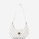 WHITE AVA CHECK SHOULDER BAG