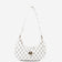 WHITE AVA CHECK SHOULDER BAG