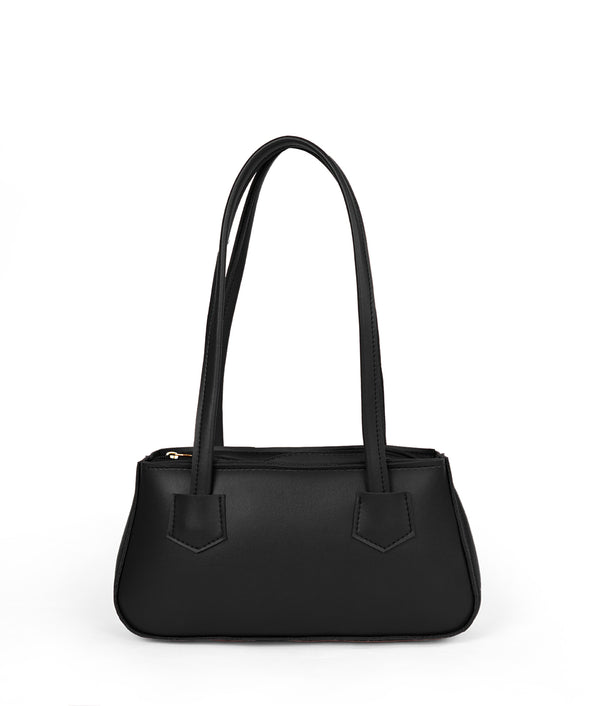 Black Luxe Handle Shoulder Bag