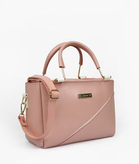 Pink Combo Top Handle Cross body Bags