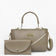 Beige Combo Top Handle Cross Body Bag