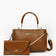 Brown Combo Top Handle Cross Body Bags