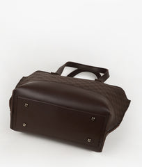 Dark brown Ella set of 3 tote bag