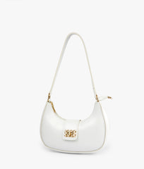 White  AVA Shoulder Bag