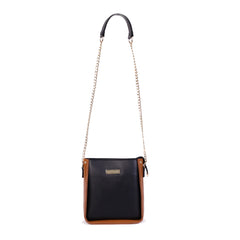 Black & Brown Cross Body Bag