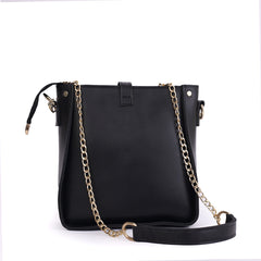 Black Flap Cross Body Bag