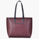 Burgundy Long Hande Tote Bag