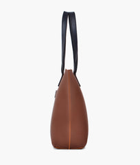 Horse Brown with black Long Handle Tote Bag